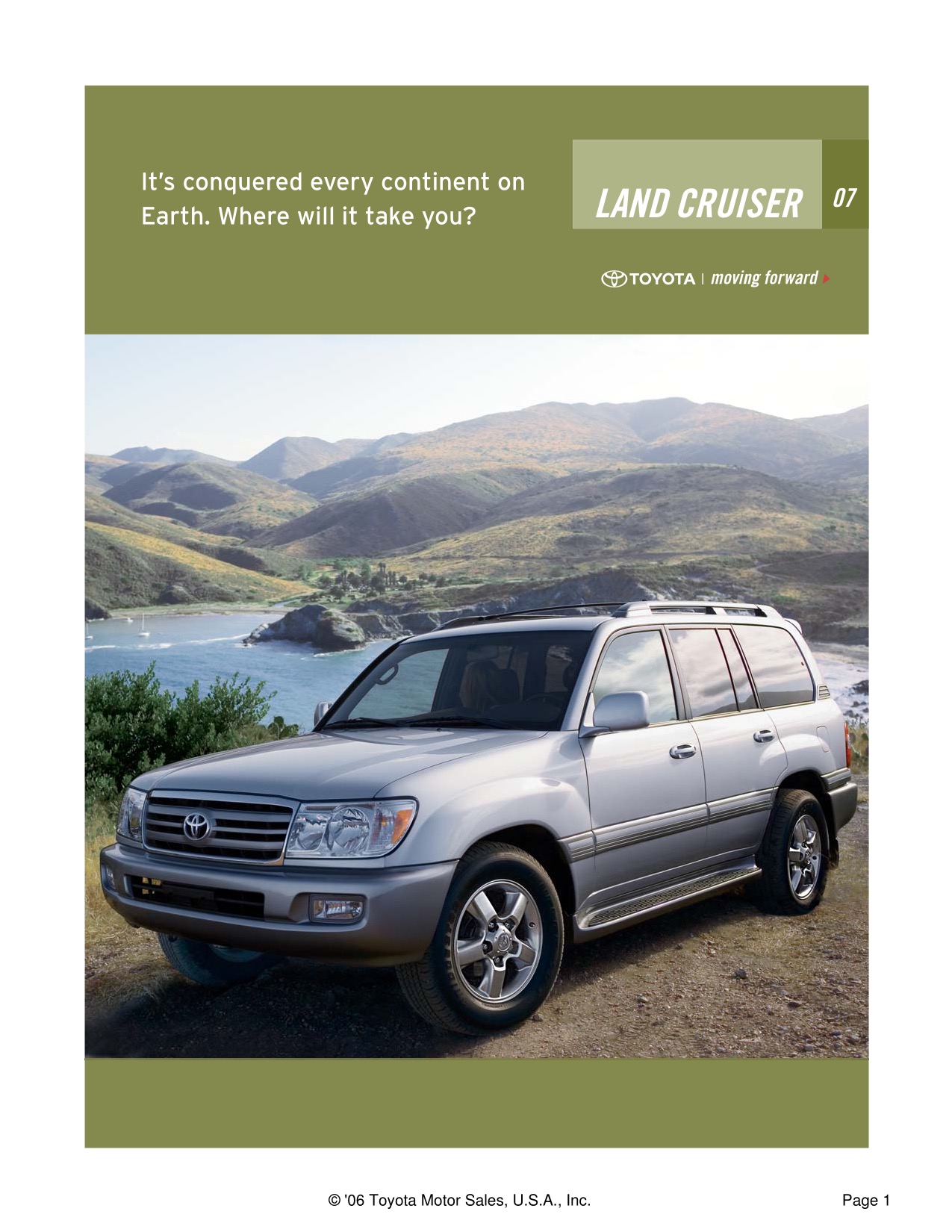 2007 Toyota Land Cruiser Brochure Page 8